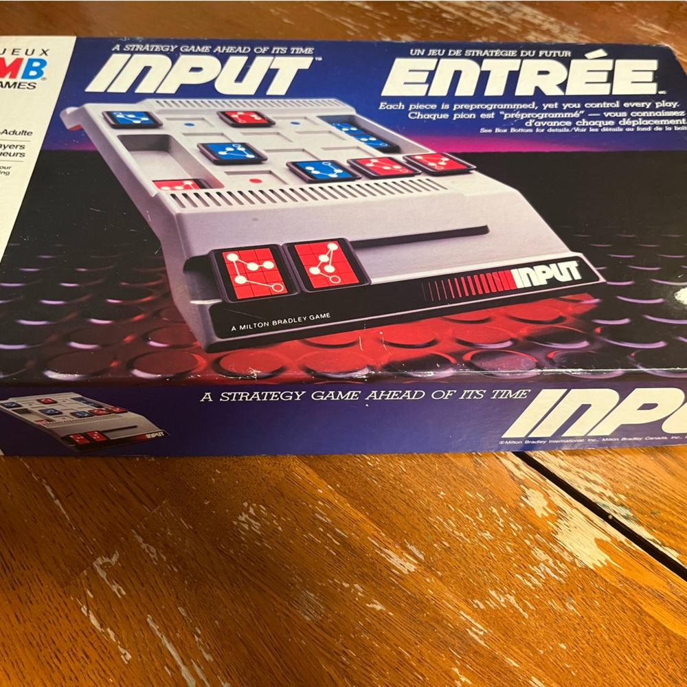 1984 Milton Bradley Input board game